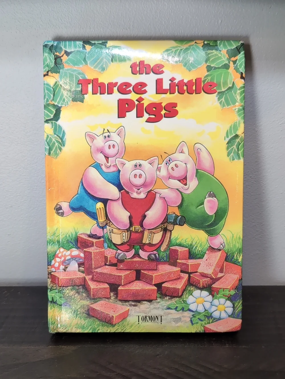 Vintage 1994 The Three Little Pigs Board Book Childrens Fairy Tale Storybook - Picture 16 of 16